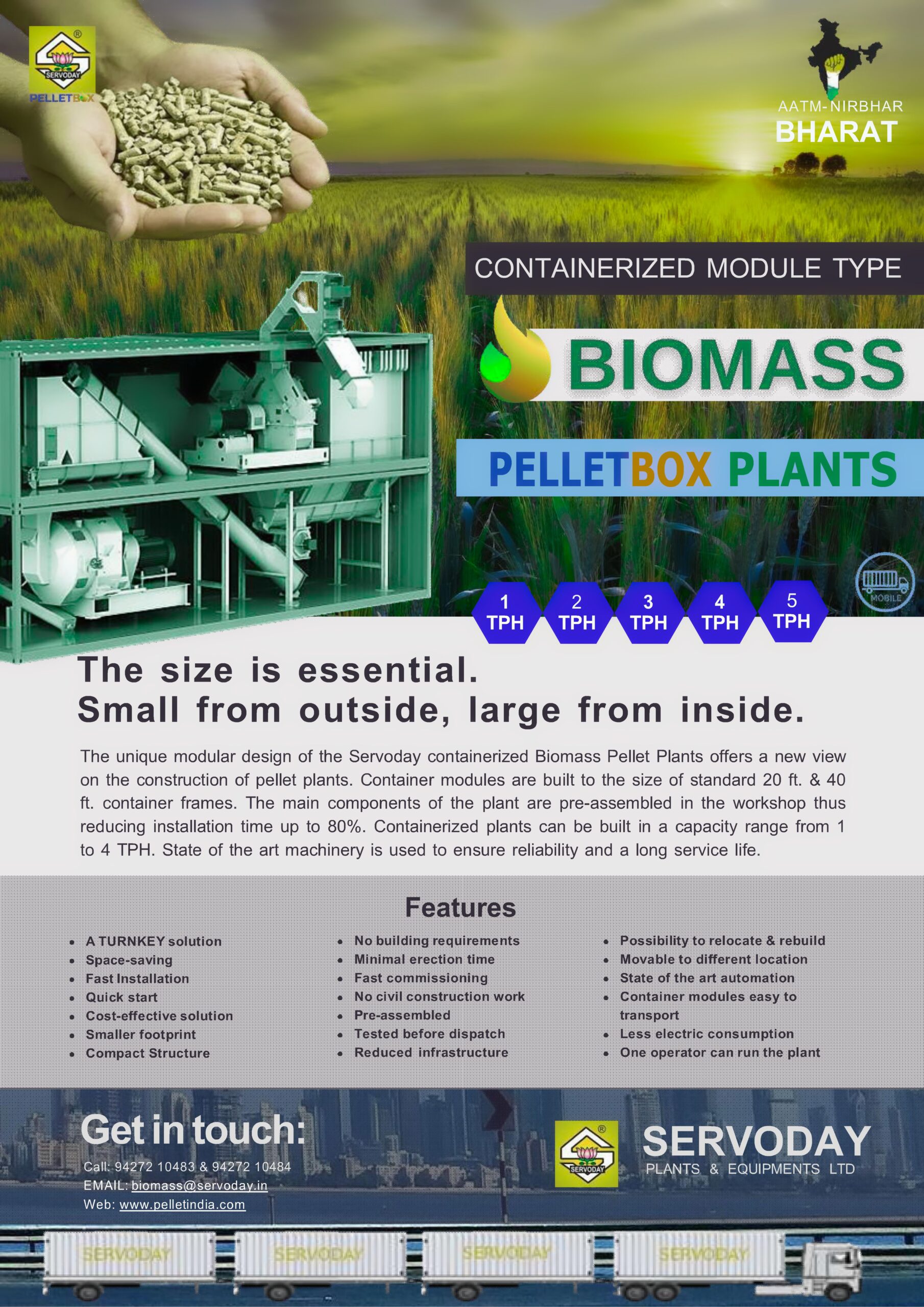 Wood Biomass Mobile Pellet Plant - 2