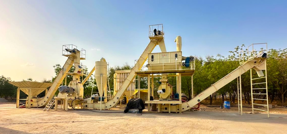 Wood Biomass Pellet Plant with Multiple Units