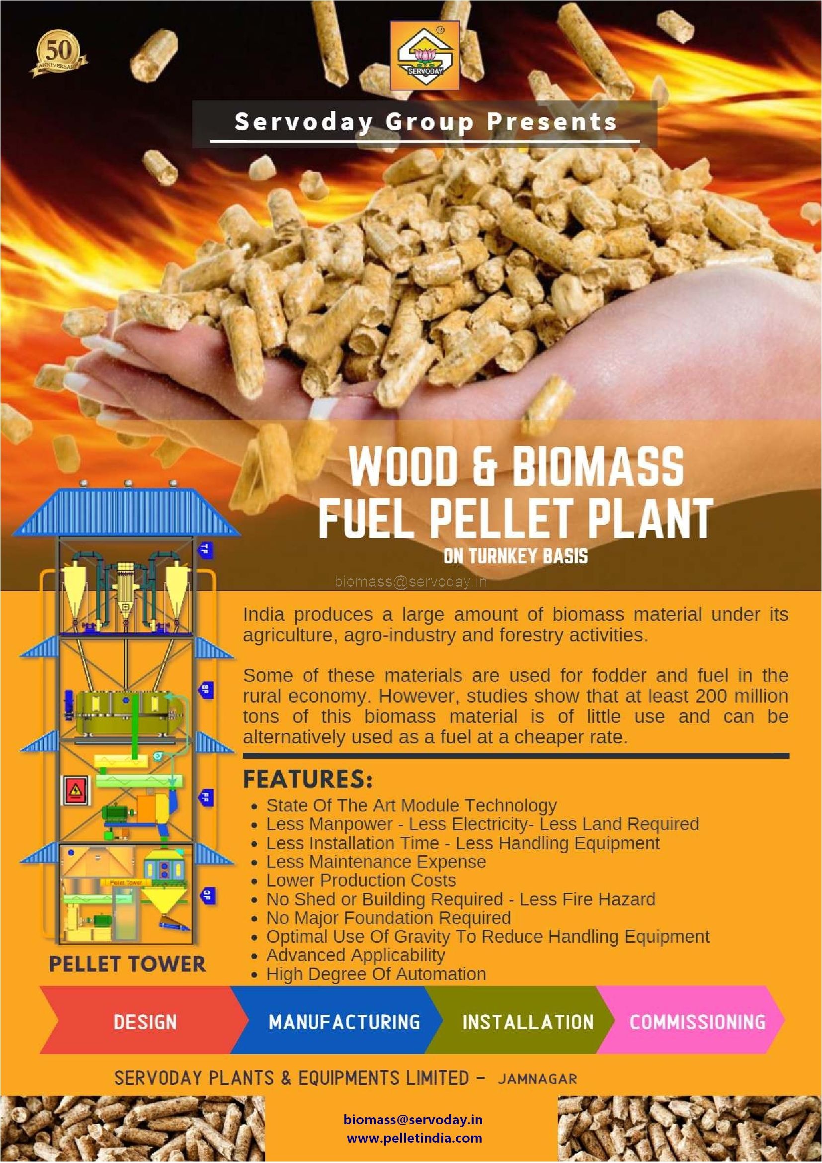 Wood Biomass Tower Pellet Plant - 2